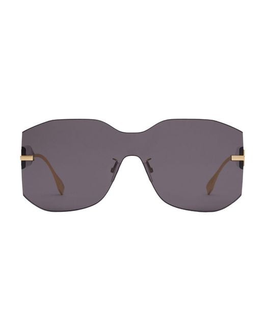 Fendi Purple Graphy Sunglasses