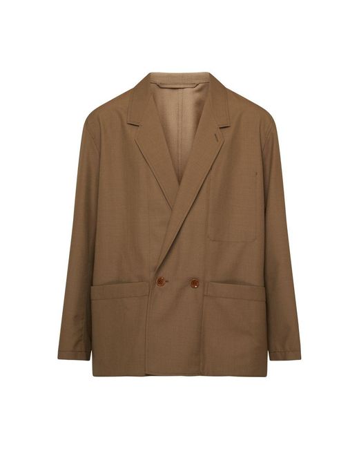 Lemaire Brown Workwear Jacket for men