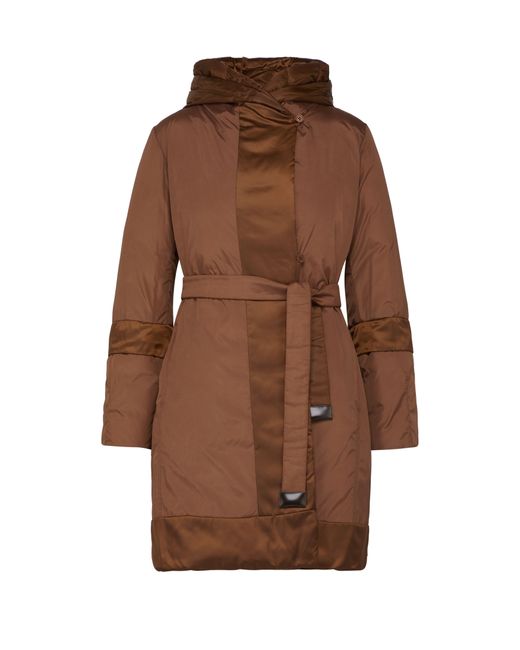 Max Mara Brown Novef Reversible Robe Coat