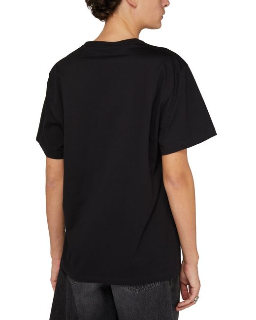 Alexander McQueen Logo-T-Shirt in Black für Herren
