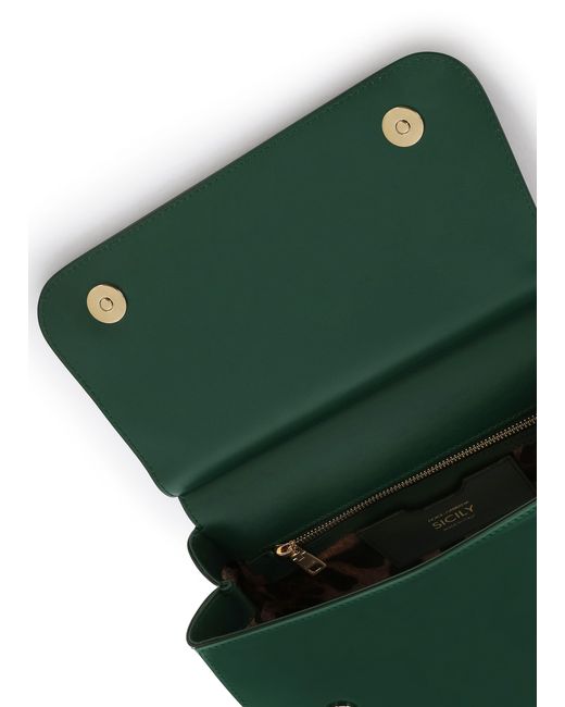 Dolce & Gabbana Green Große Handtasche Sicily