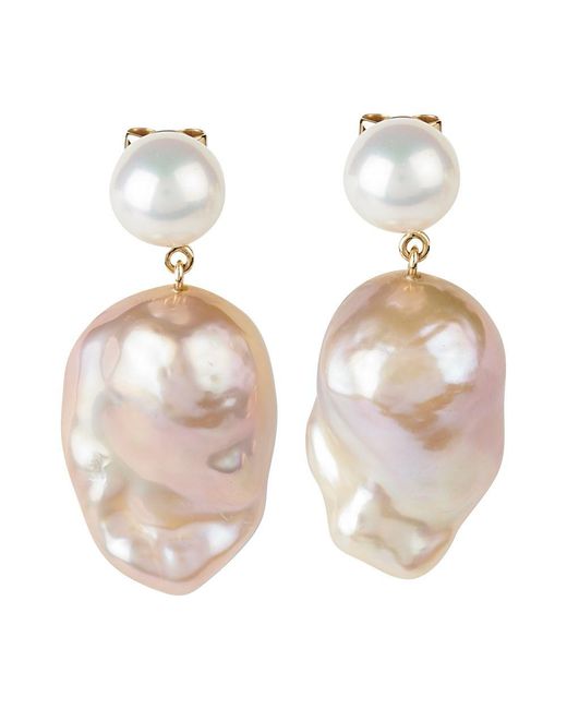 Sophie Bille Brahe Multicolor Venus Rose Earrings