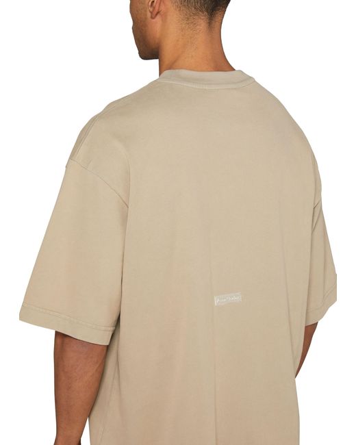 Acne Natural Short-Sleeved T-Shirt for men