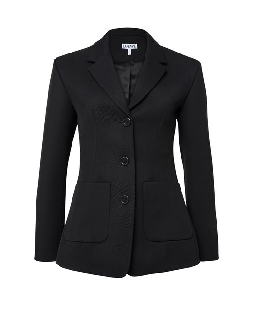 Loewe Black Woolen Jacket