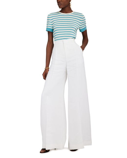 Chloé White Wide-leg Pants