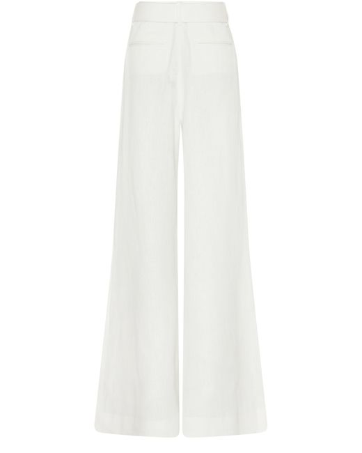 Pantalon large Zimmermann en coloris White