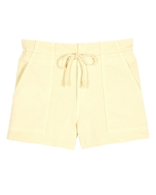 Ba&sh Yellow Habo Shorts