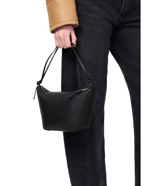 Loewe Black Hammock Mini Hobo Bag