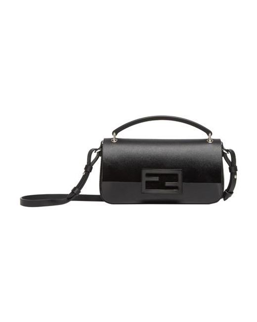 Fendi Black Baguette Phone Pouch