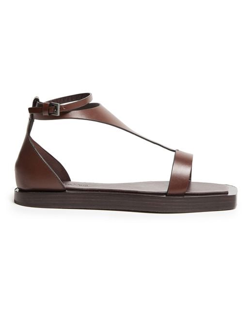 Max Mara Brown Sandalen Velaflat