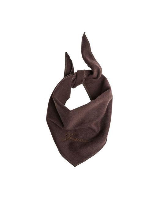 Jacquemus Brown The Cachemire Bandana