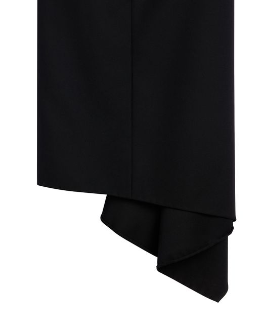Givenchy Black Slit Skirt