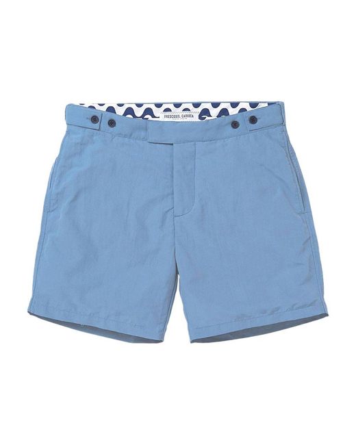 Frescobol Carioca Blue Tailored Swim Shorts for men