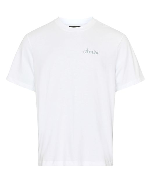 Amiri White Lanesplitters Shortsleeved T-shirt for men