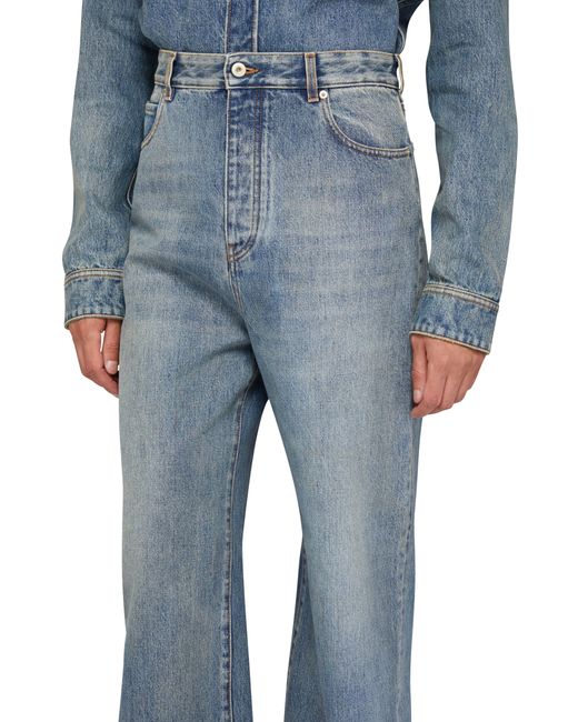 Loewe Denim Jeans mit weitem Bein in Blue für Herren