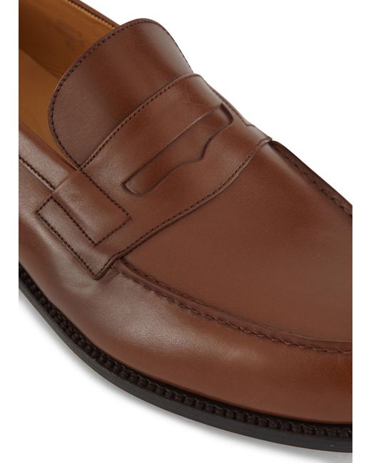 J.M. Weston Brown 180 Loafers for men