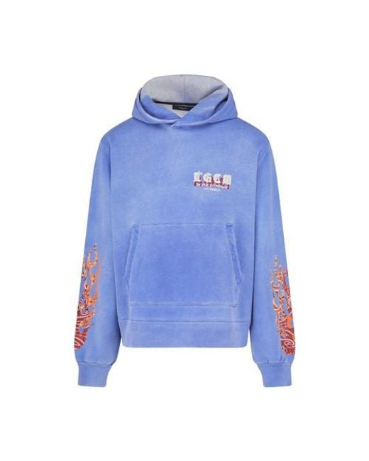 AMIRI ロゴ T.G.C.W. FLAMES プリント 長袖 パーカー ブルー 26558478_57552696_600.jpg
