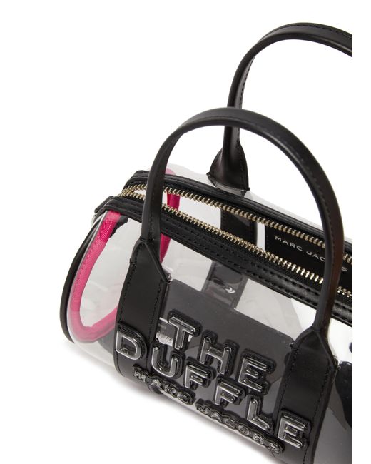 Marc Jacobs Black Tasche The Clear Mini Duffle Bag