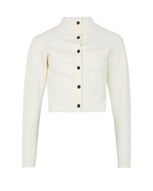 Jacquemus White Scala Cardigan