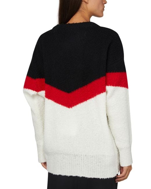 Stella McCartney Red Casentino Cape Sweater