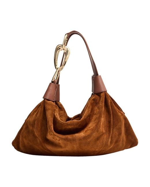 Zimmermann Brown Trampoline Small Hobo Bag