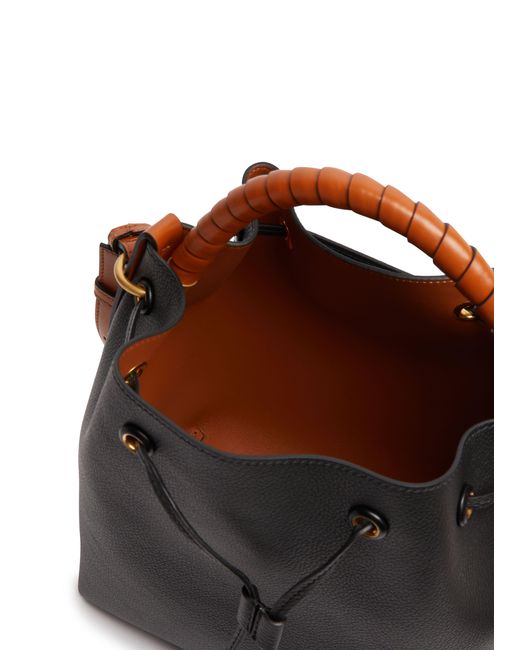 Chloé Black Marcie Bucket Bag