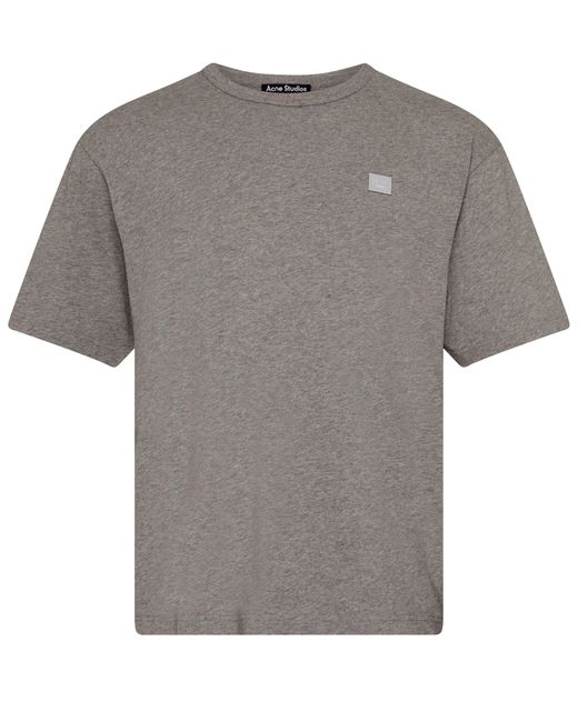 T-shirt à manches courtes Acne pour homme en coloris Gray