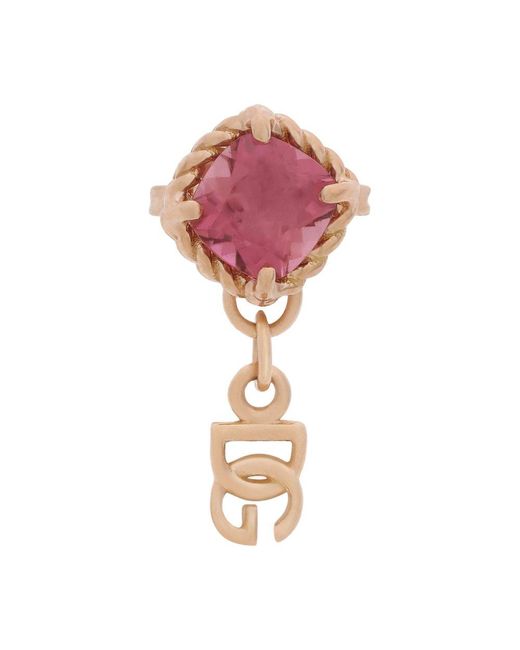 Dolce & Gabbana Pink Single Earring