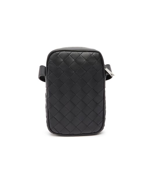 Pochette Pour Téléphone Zippé Intrecciato Bottega Veneta pour homme en coloris Black