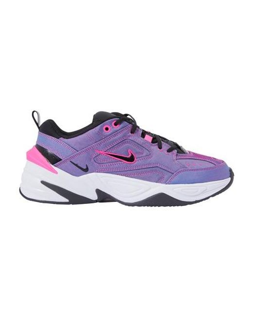 nike purple iridescent m2k tekno trainers