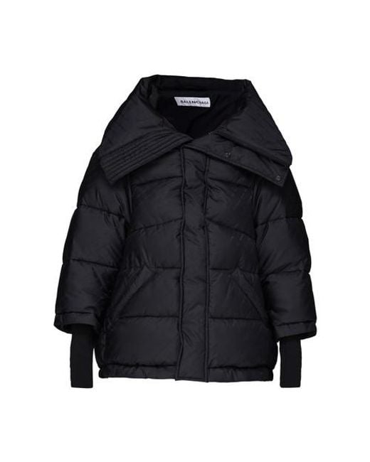 balenciaga puffer jacket black