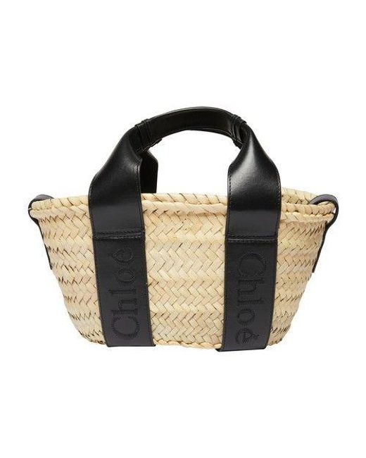 Chloé Sense Small Basket Bag in Black Lyst