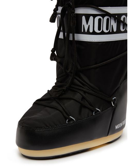 Moon Boot Black Icon Nylon Boots
