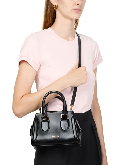 Alexander McQueen Black Birdee Mini Handbag