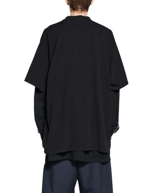 Balenciaga / ADIDAS - Übergroßes T-Shirt in Black für Herren