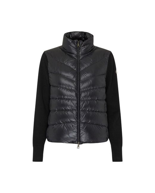 Moncler Black Bi-Material Jacket