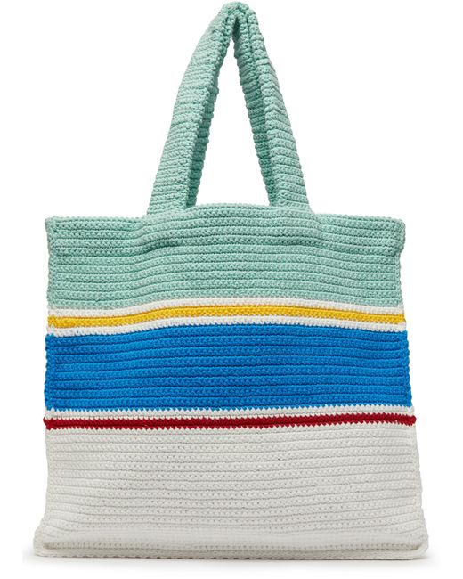 Casablancabrand Blue Crochet Bag for men