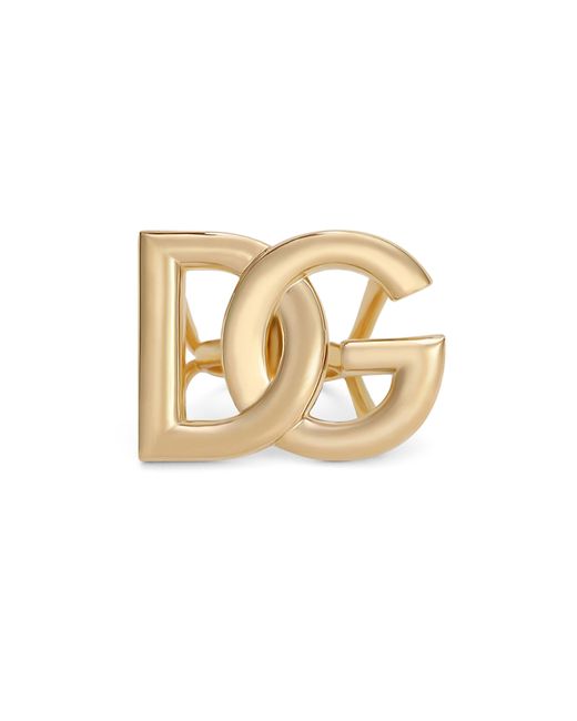 Dolce & Gabbana Yellow Dg Logo Ring