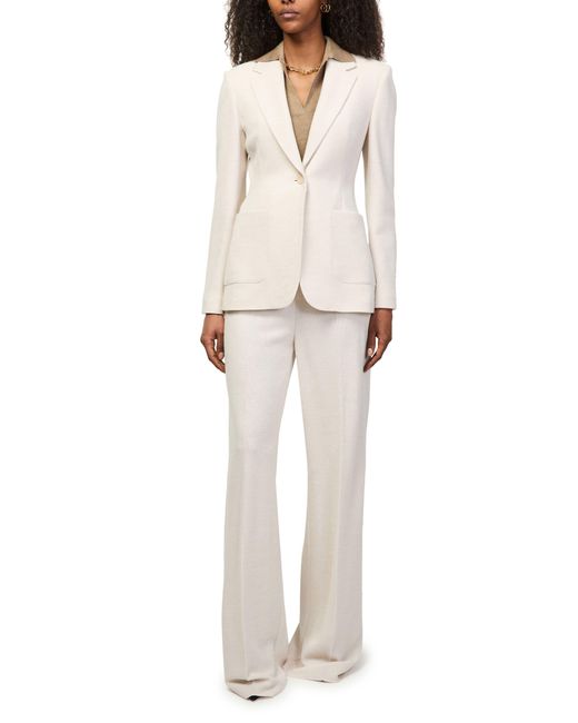 Max Mara Natural Single-Buttoned Blazer
