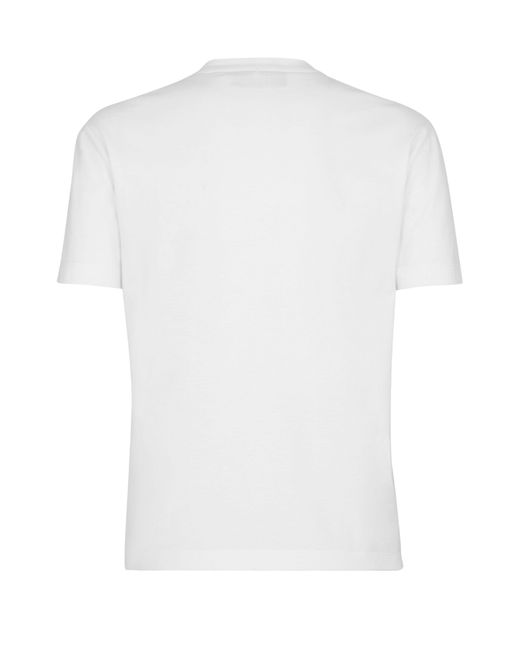 Fendi White T-Shirt in normaler Passform