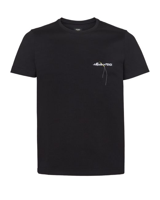 Fendi Black T-shirt for men