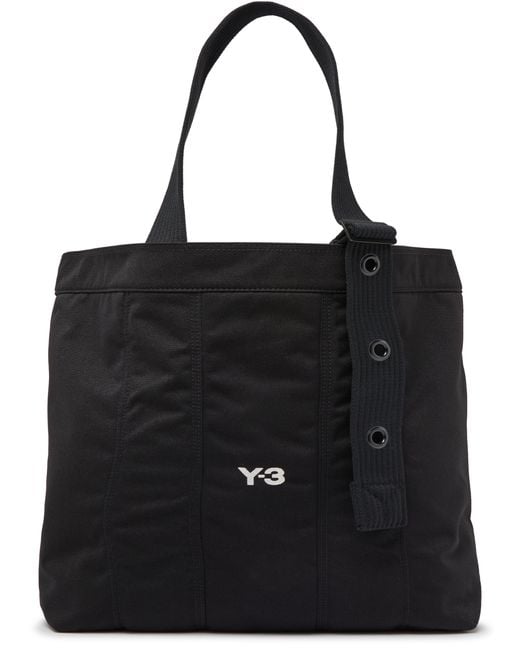 Y-3 Black Y-3 Tote Bag for men