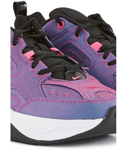 nike purple iridescent m2k tekno trainers