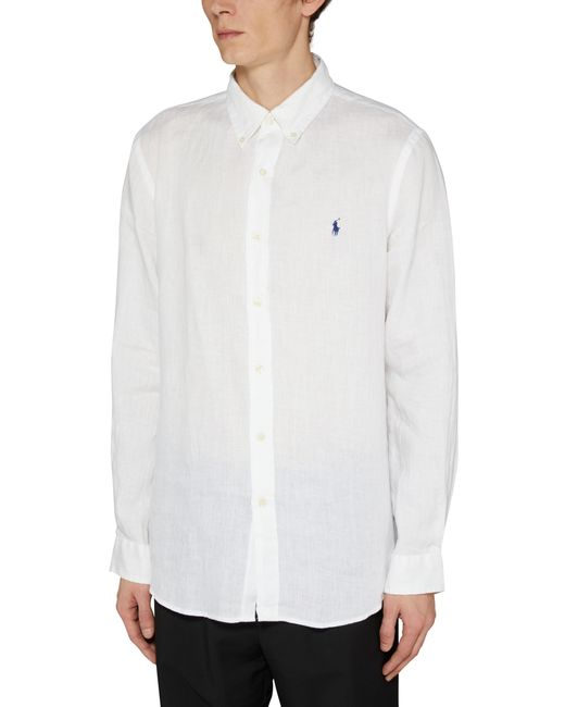 Chemise coupe droite Polo Ralph Lauren pour homme en coloris White