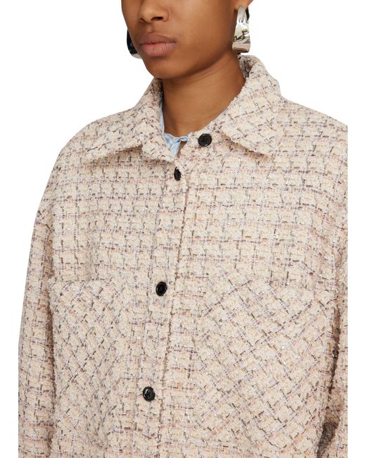 Faith Connexion Natural Tweed Overshirt