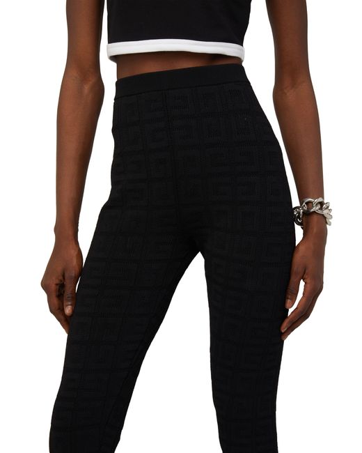 Givenchy Black 4g Jacquard legging