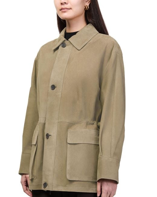 Arma Natural Maeve Suede Jacket