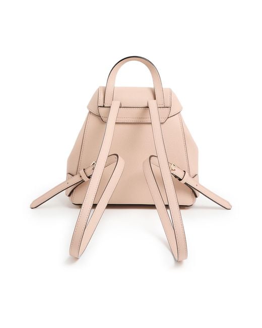 Valextra Pink Mini-Rucksack Iside