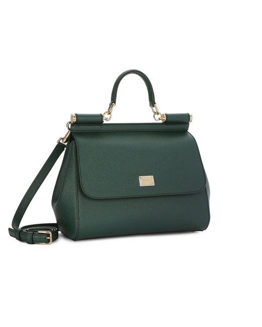 Dolce & Gabbana Green Medium Sicily Handbag