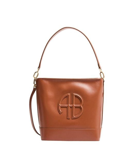 Anine Bing Brown Bucket Bag Lili